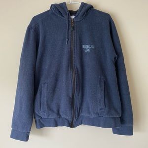 Calvin Klein Jean Ladies Zip-Up Hoodie - S - Pre-owned